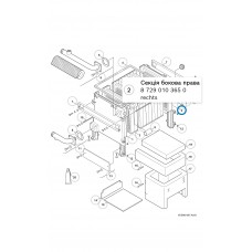 Права секція теплообмінника для котла KN45..108 кВт